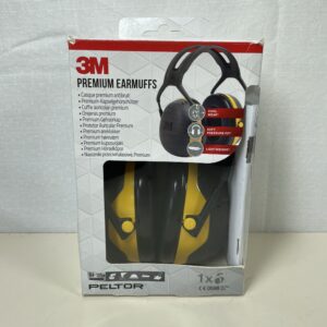 3M Peltor X2AC1 X2 Ear Muffs - Ear Defender, Hearing Protection against noise levels in the range of 94-105 dB (SNR: 31dB) e.g. power tools, Pack of 1, Black/Yellow, Adult - Standard