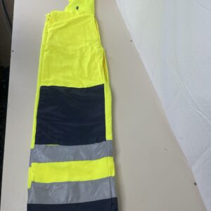 Portwest Girona Hi-Vis Bib & Brace Overalls -  Color: Yellow/Navy, Size: M, TX72YNRM