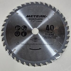 190mm x 40T TCT Circular Wood Saw Blade