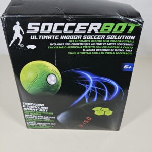 Smart Ball 1001CB Soccer Bot Indoor Football Trainer, Black, One Size