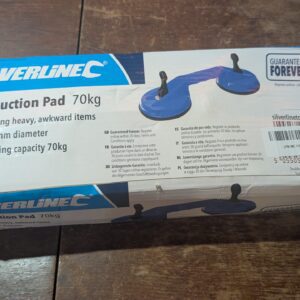 Silverline Double Suction Pad 70kg (675088), Blue