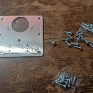 Hinge Repair Plate,4PCS Cabinet Hinge Repair Plate with 36PCS Customized Screws,Stainless Steel Kitchen Cupboard Door Hinge Repair Brackets with Holes