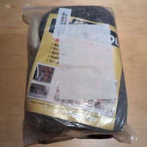 Steel Wool Mice - Coarse Wire Wool Rats Rodent Control Gaps Blocker, Fill Holes Fabric DIY Kit with Work Gloves, Hardware Cloth, Used to Block Mice, Insect, Pest (3m/ Pack) x 3