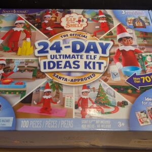 The Elf on the Shelf 24-Day Ultimate Elf Kit - Official The Elf on the Shelf Accessories for 24 Days of Elf Magic - 70+ Props, 24 idea packs - For Ages 3 Years and Above