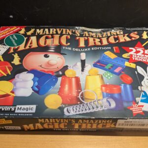 Marvin's Magic - Kids Magic Set - With Magic Wand, Card Tricks and More - Kids Toys, Xmas Gifts, Kids Games, Family Games for Age 6, 7, 8, 9, 10+ - Box of 225 Magic Tricks for Kids