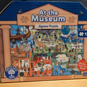 Orchard Toys At The Museum Jigsaw Puzzle, 150-Piece Jigsaw, Includes 16 Page Fact Booklet and Giant Poster, Educational Puzzle for 5-10 Year olds