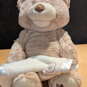 GUND Peek-A-Boo Teddy Bear Plush, Animated Stuffed Animal for Babies and Newborns, 11.5", Italian