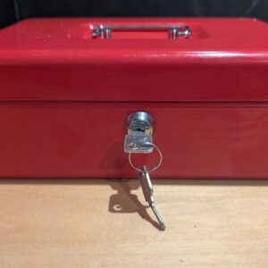 Burg Wachter CB03R Money 5025 10" Cash Box, Red