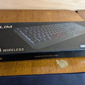 KLIM Chroma Wireless Keyboard UK Layout, Slim, Durable, Ergonomic, Quiet, Waterproof, Silent Keys + Backlit Wireless Gaming Keyboard For Laptop PC Gamer PS4 Mac + NEW VERSION + Black