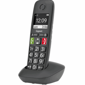 Gigaset E294 - DECT Telephone - Designed for the Elderly - Hearing Aid Compatibility - Large Display and Buttons, Titanium Grey [UK Version]
