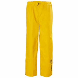 Helly Hansen Mandal Waterproof Pant, Size Large, Rain Trousers, Light Yellow, 70429_310-L