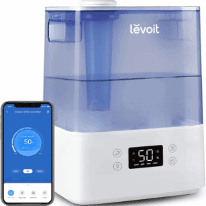 LEVOIT Humidifier for Bedroom Baby Home, 6L Large Tank, Top-Fill Cool Mist Air Humidifier with Quiet Sleep Auto Mode, Smart App & Alexa Control, Essential Oil Diffuser, 60H Runtime for 47㎡, Blue