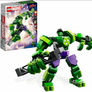 LEGO 76241 Marvel Hulk Mech Armour, Avengers Action Figure Set, Collectable Super Hero Buildable Toys for Boys and Girls Aged 6 Plus, Gift Idea