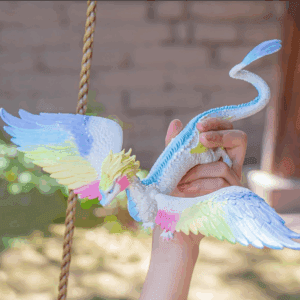 Rainbow Dragon Figurine for ages 5+, SCHLEICH 70728 BAYALA , White