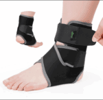 NEWGO Ankle Brace for Women Men, Ankle Support Brace for Sprained Ankle with Side Plastic Support Plate for Plantar Fasciitis,Injury Recovery, Running, Basketball, Volleyball