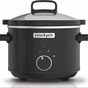 Crock-Pot CSC046 Slow Cooker, 2.4 Litre, Black, Aluminium, 2.4 liters