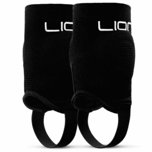 LION SPORTSWEAR Ankle Protectors for Football – Dual-Sided Protection, Perfect Pair with Shin Pads - Available in Kids & Adult Sizes - Small