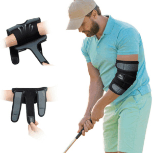 supregear Elbow Support, Unisex Comfort Sleep Elbow Splint Support for Cubital Tunnel Syndrome, Tendonitis, Ulnar Nerve, Tennis Compression Sleeve Adjustable Stabilizer, One Size Fits All, Green Black