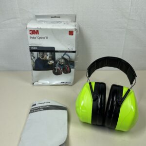 3M PELTOR Optime III Ear Muffs - Headband, 35 dB, Hi-Viz, H540A-461-GB