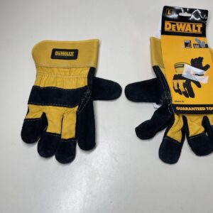DeWalt Rigger Gloves, General Purpose - Black/Yellow, Large,size 10