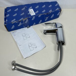 GROHE 3246720L Eurosmart Basin Tap with Smooth Tap Body, Universal Pressure (Suits High or Low Pressure Installations)