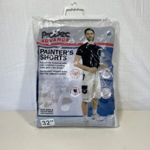 ProDec Advance Stain-Resistant, Hardwearing, Multi-Pocket Decorator's Shorts Size 32" Waist