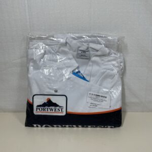 Portwest C833WHRXXL Suffolk Chefs Jacket, Regular, XX-Large, White