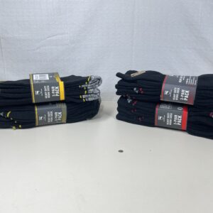 Iron Mountain 11 Pairs One Size Sustainable Recycled Cotton Padded Heel and Toe Work Heavy Duty Work Socks (6-11 / EU 39-45)