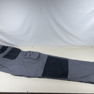 Lee Cooper Workwear Men's Holster Pocket Cargo Trousers - Grey/Black, 42W 33L UK