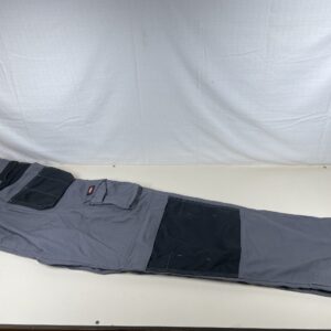 Lee Cooper Workwear Men's Holster Pocket Cargo Trousers - Grey/Black, 42W 33L UK