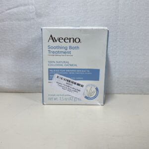 Aveeno 772-0188 Soothing Bath Treatment for Itchy, Irritated Skin, Pack of 8
