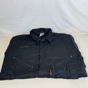 Portwest C813 Men's Liverpool Work Overalls Protective Boiler Suit Polycotton Coveralls Durable Workwear for Mechanics Warehouse Garages DIY Black, Medium