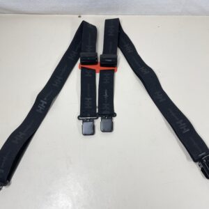 Helly Hansen Workwear Unisex Logo Suspenders, 990 Black, 79523