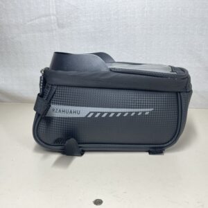 Waterproof Bike Frame Bag Bike Phone Bag with Sun-Visor Bike Top Tube Phone Mount Bag Road MTB Cycling Waterproof Phone Holder Bicycle Cell Phone Holder for Smartphones up to 6.8 Inch