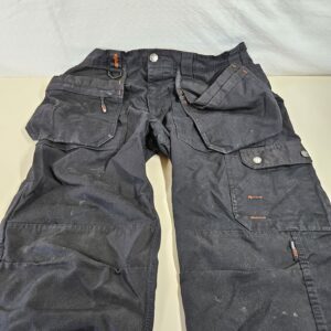 (34,S) Scruffs T51789 Worker Plus Trouser Black 34W Short Leg