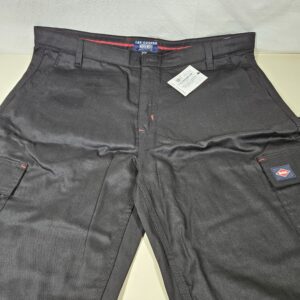 (38W) Lee Cooper LCSHO806 Mens Multi Pocket Work Safety Pants Cargo Shorts, Black, Size 38