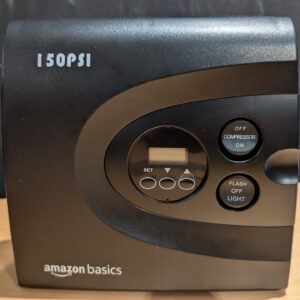 Amazon Basics Compact Portable Air Compressor, Tyre Inflator