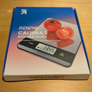 RENPHO Kitchen Scales with 7 Units, High-Precision Digital Food Scales, Stainless Steel Weighing Scales Kitchen Use