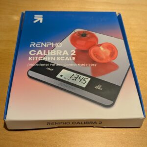 RENPHO Kitchen Scales with 7 Units, High-Precision Digital Food Scales, Stainless Steel Weighing Scales Kitchen Use