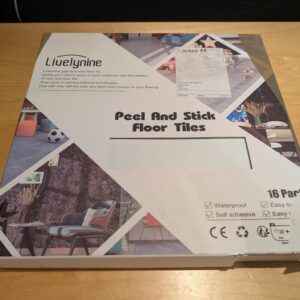 Peel and Stick Floor Tiles White Bathroom Floor Tiles Self Adhesive 30x30 16-Tiles Washable Vinyl Flooring Tile for Kitchen Sticky Floor-Tile White for Hallway Vinyl Flooring Bedroom