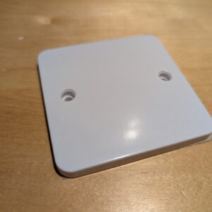 Schneider Electric Lisse White Moulded - Single Blank Plate, GGBL8010, White, Pack of 9