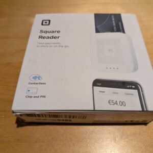 Square Card Reader - Payment terminal for accepting Contactless, Chip & PIN, Debit Cards, Credit Cards, Apple Pay, and Google Pay - UK Version