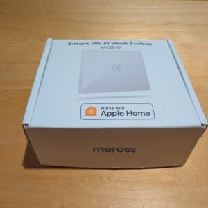 Meross Touch Light Switch, 1 Way Single Pole, Neutral Requires, Touch/Remote/Voice Control, LED Wall Switch with Timer, White, Compatible with Apple HomeKit, Alexa, Google, 8.0 x 8.0 x 3.5 cm