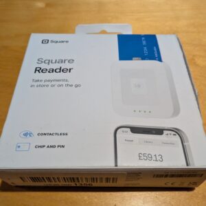 Square Bluetooth Contactless Card Reader (2nd generation) – Take contactless & card payments - accepts Chip & PIN, Debit and Credit Cards, Apple and Google Pay