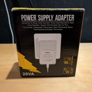20VA Ring Doorbell Transformer, 24V 800MA Video Doorbell Power Supply for The Ring Video Doorbell, Ring Video Doorbell 2 & Ring Video Doorbell Pro, Power Supply for Nest Hello Doorbell