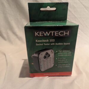 Kewtech KEWCHECK103 Mains Wiring Socket Tester