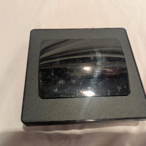 BG Electrical Evolve Single Light Switch, 20A, 2 Way, Wide Rocker, Matt Black