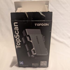 TOPDON Topscan OBD2 Scanner Bluetooth, Wireless OBD2 Code Reader with Active Test, 8 Reset, Car Diagnostic Tool for All System, Vehicle Performance Test for iPhone & Android, All Software 1 Year Free