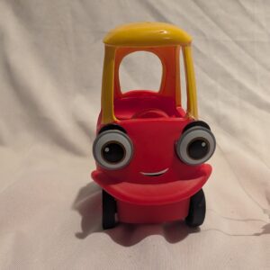 little tikes Let's Go Cozy Coupe - Cozy Mini Push and Play Vehicle - For Tabletop & Floor Push Play Car Fun - Suitable For Toddlers From 3 Years