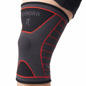 (M) Rymora Knee Brace - Compression Sleeves for Men & Women - Comfortable & Secure Sleeve Supports for Weightlifting, Fitness, Running, Sports & Weak Joints (M)